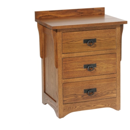 3-Drawer Nightstand