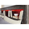 Signature Design by Ashley Baleigh Queen Bookcase Bed with Footboard Storage