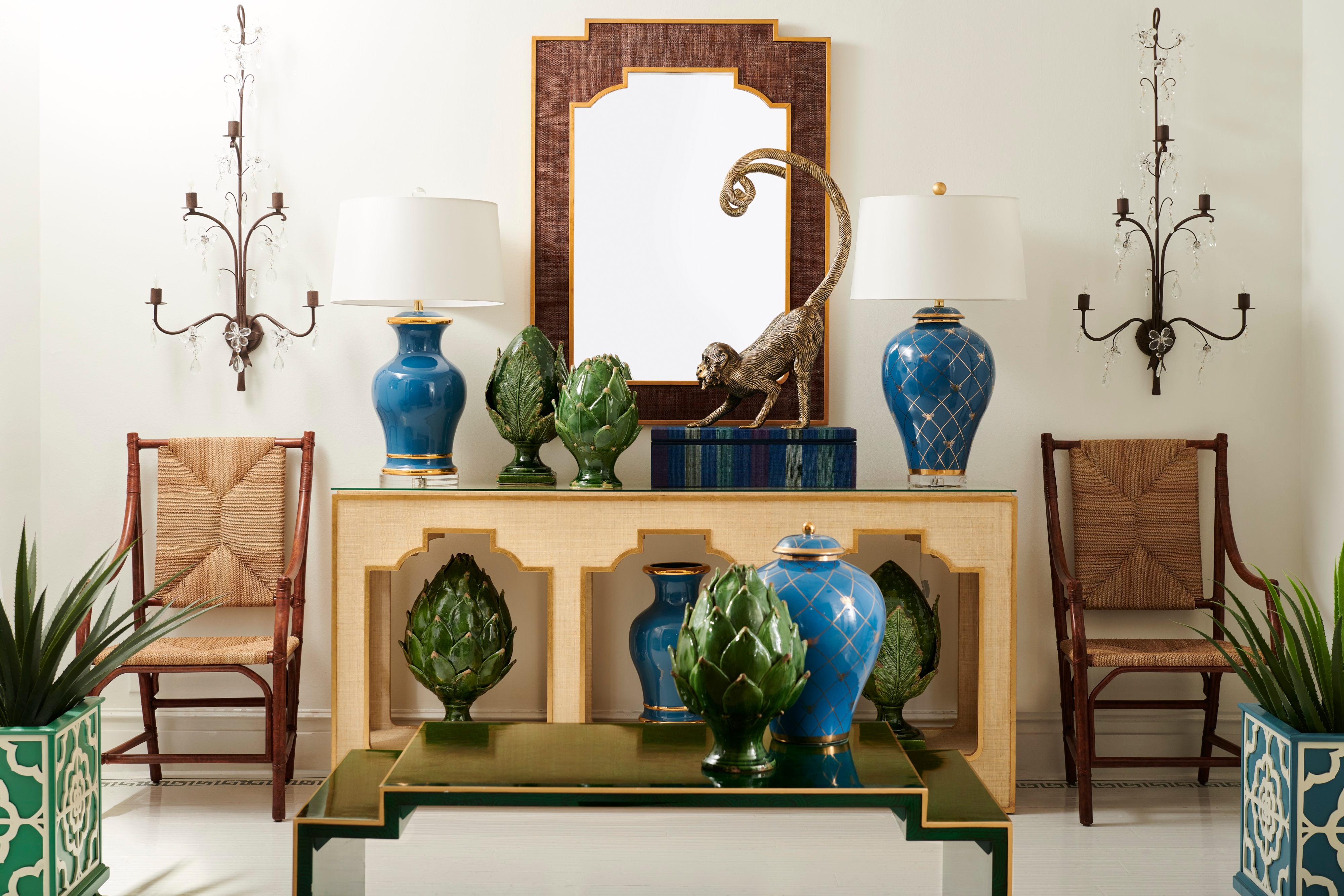 Chelsea House Jamie Merida Yangon Console - Cream