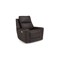 Hastings Casual Wall Hugger Power Recliner with USB Port