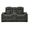 Signature Design by Ashley Soundcheck Power Reclining Loveseat w/ Console