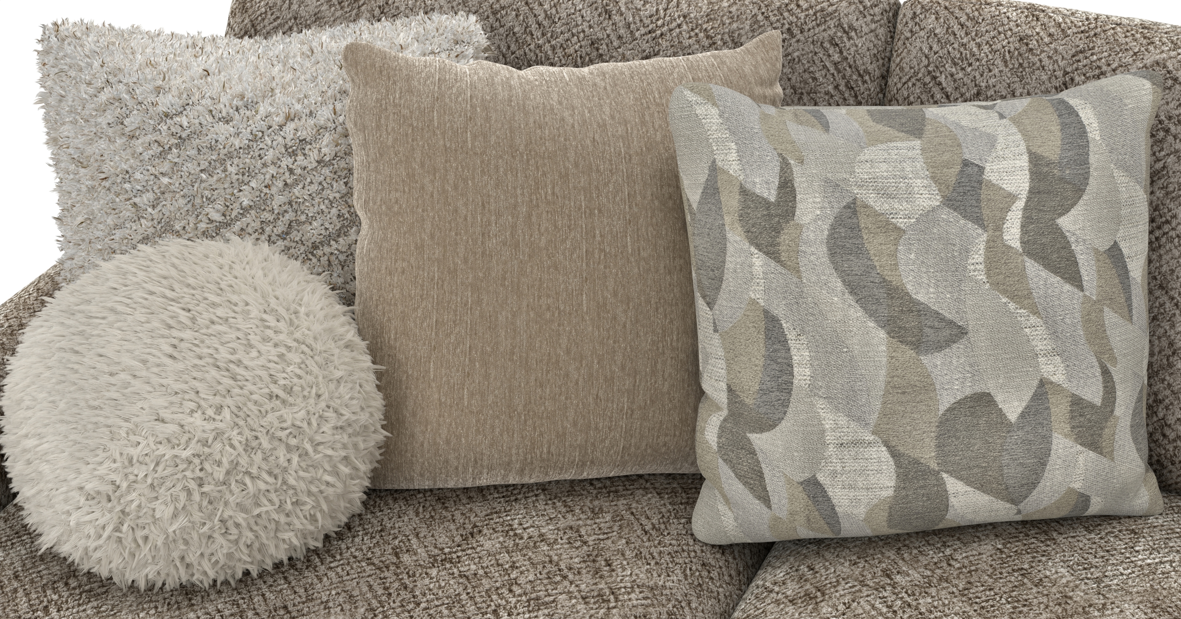 Jackson Furniture Turner 3-Piece Sectional Sofa with Cocktail Ottoman