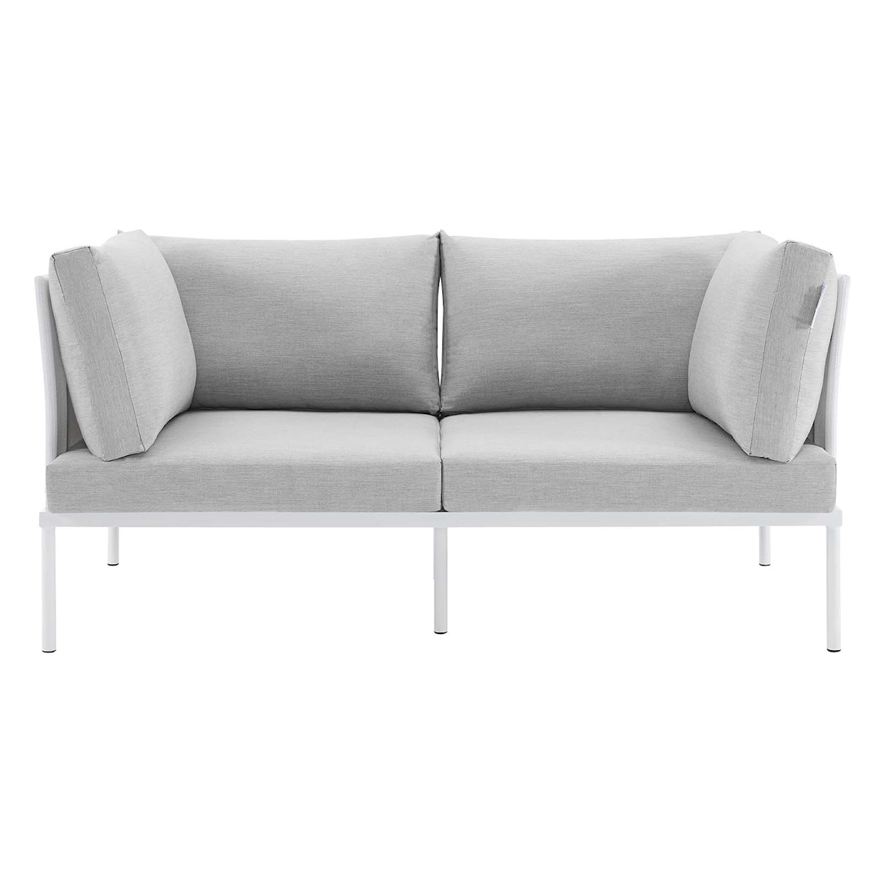 Modway Harmony Outdoor Aluminum Loveseat