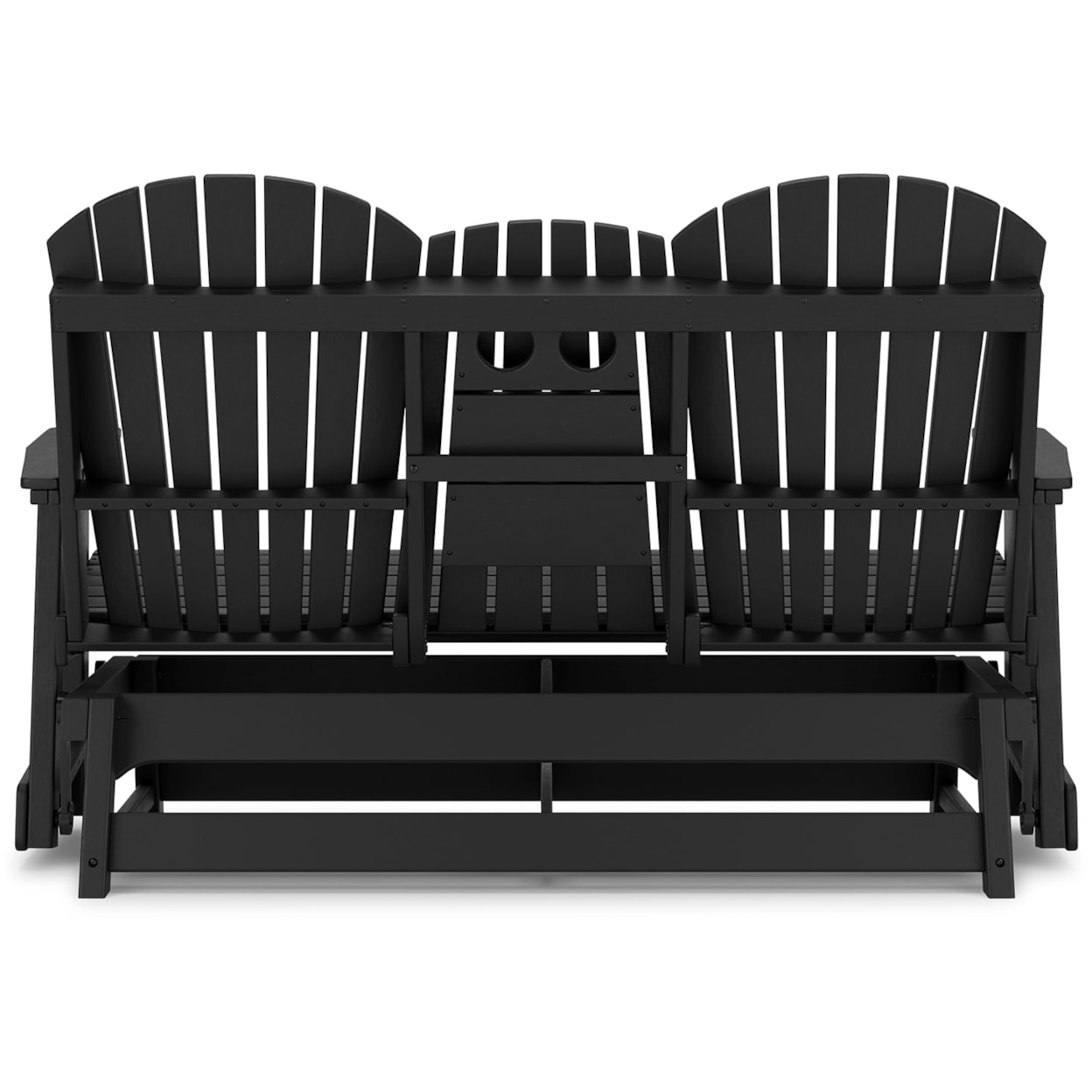 Benchcraft Hyland wave Outdoor Glider Loveseat