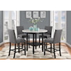 Global Furniture D40011BT+D1622BS Bar Table with 4 Bar Stools