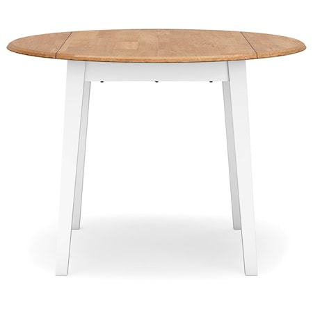 Round Drm Drop Leaf Table