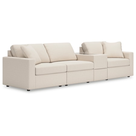 4-piece Sectional Console