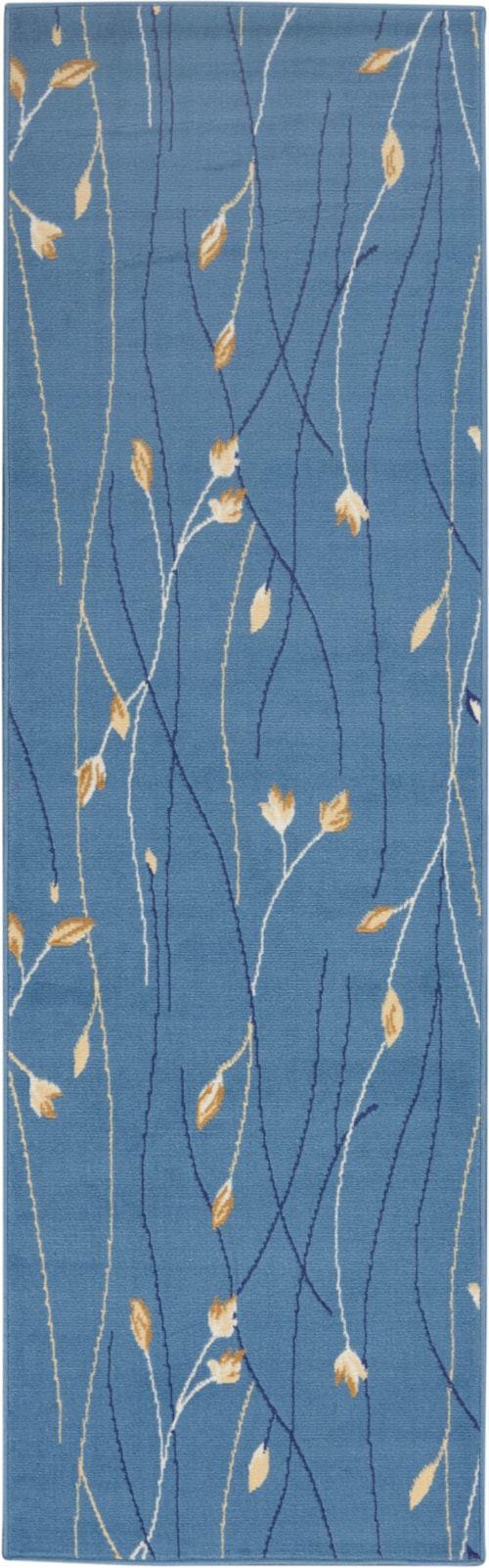 2'3" x 7'6" Light Blue Runner Rug