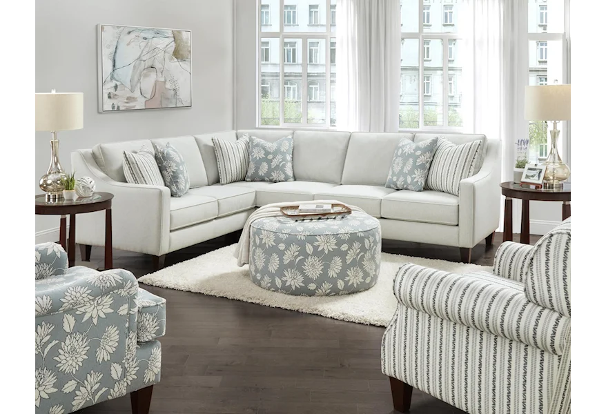 59 INVITATION MIST 2-Piece Sectional by Fusion Furniture at Story & Lee Furniture