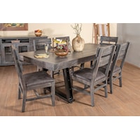 Rustic 7-Piece Dining Set