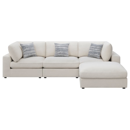 Serene 4-piece Modular Sectional Sofa