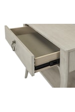 Riverside Furniture Maisie Transitional Writing Desk with Felt-Lined Outside Drawers