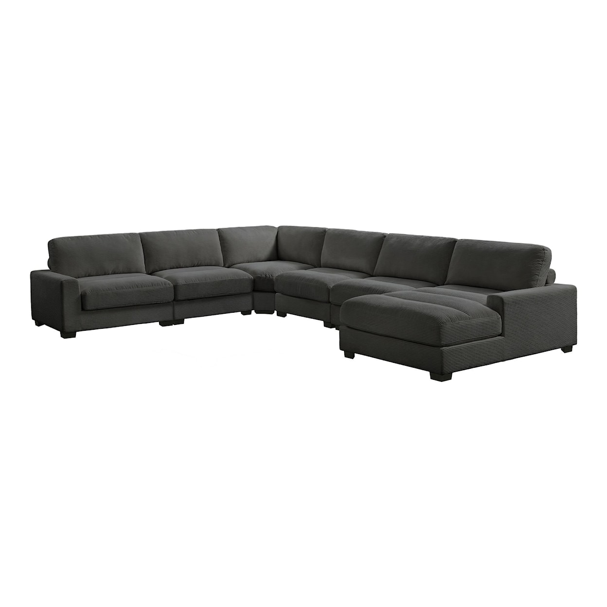 Elements International Arizona 6-Piece Sectional Sofa