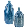 Uttermost Accessories - Vases and Urns Bixby Blue Vases, S/2