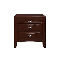 Transitional 2-Drawer Nightstand