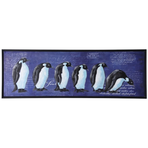 Penguins on Parade Oil Painting