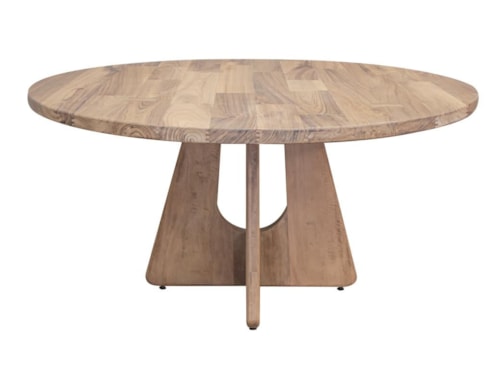Transitional Round Dining Table