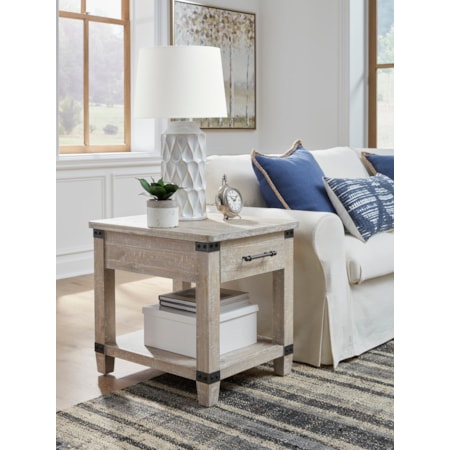 Single-Drawer End Table