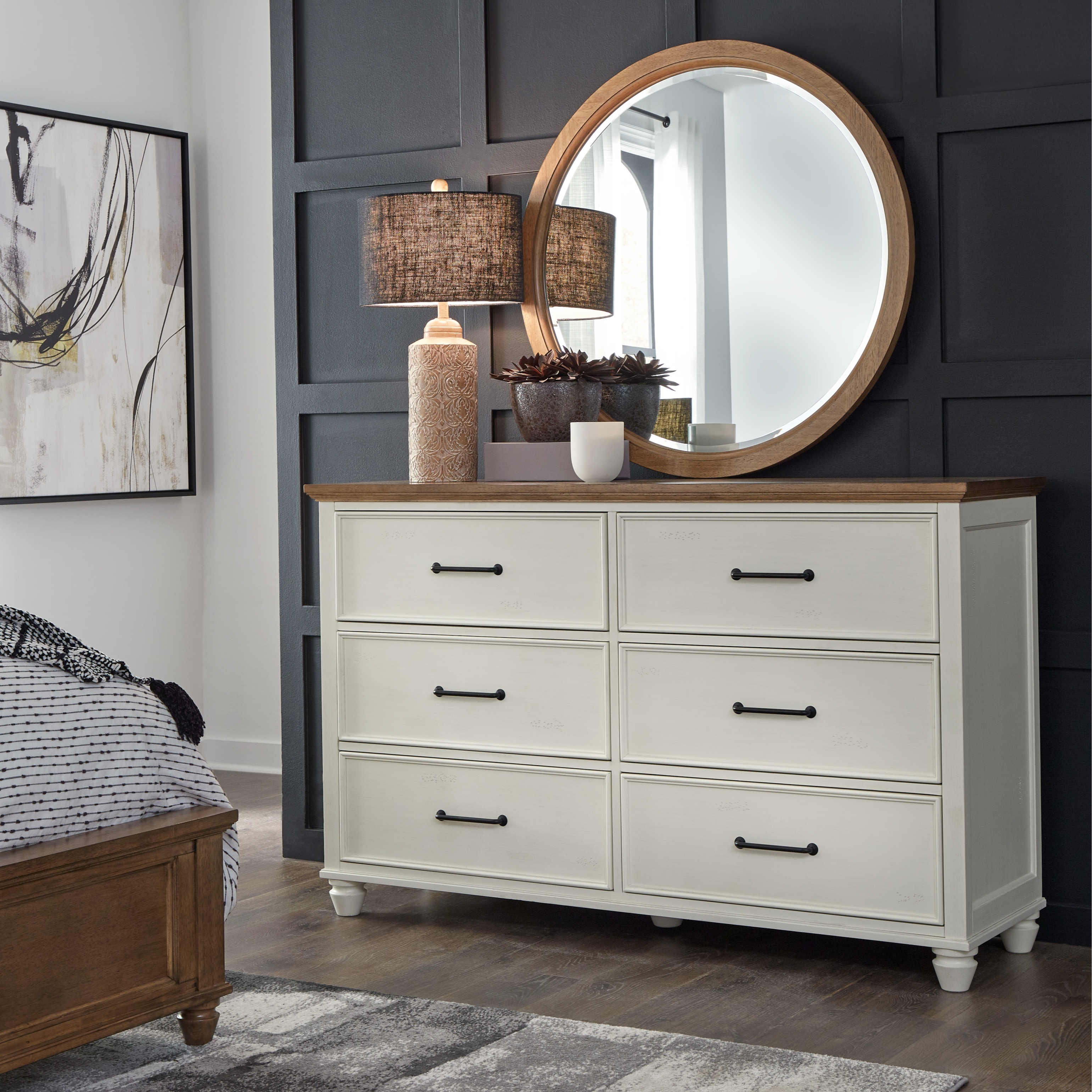 Rustic 5-Drawer Bedroom Chest