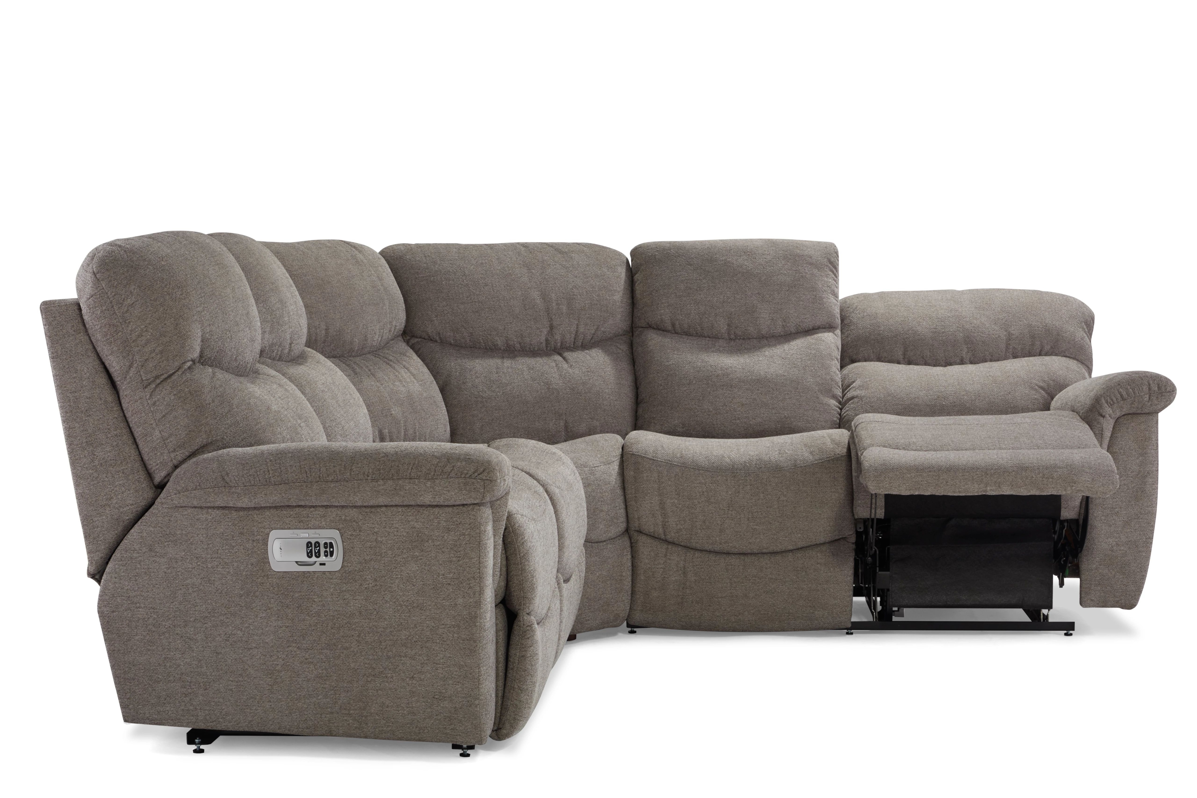 4 Pc Pwr Reclining Sectional w/ Pwr Head