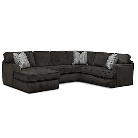 Transitional 4-Piece Sectional