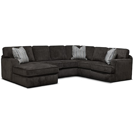 4-Piece Chaise Sectional Sofa