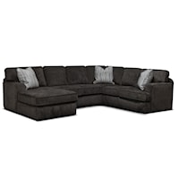 Transitional 4-Piece Sectional