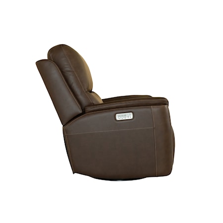 Power Headrest+Lumbar Swivel Glider Recliner