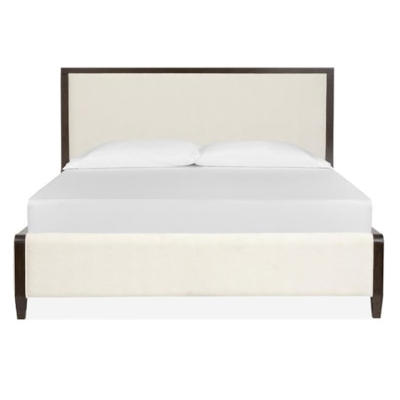 Complete Cal.King Panel Upholstered Bed