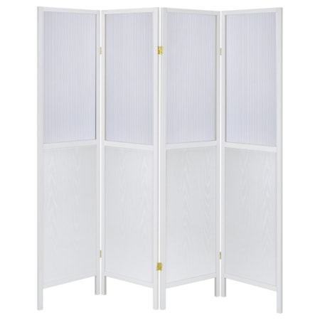 4-Panel Room Divider Folding Shoji Screen