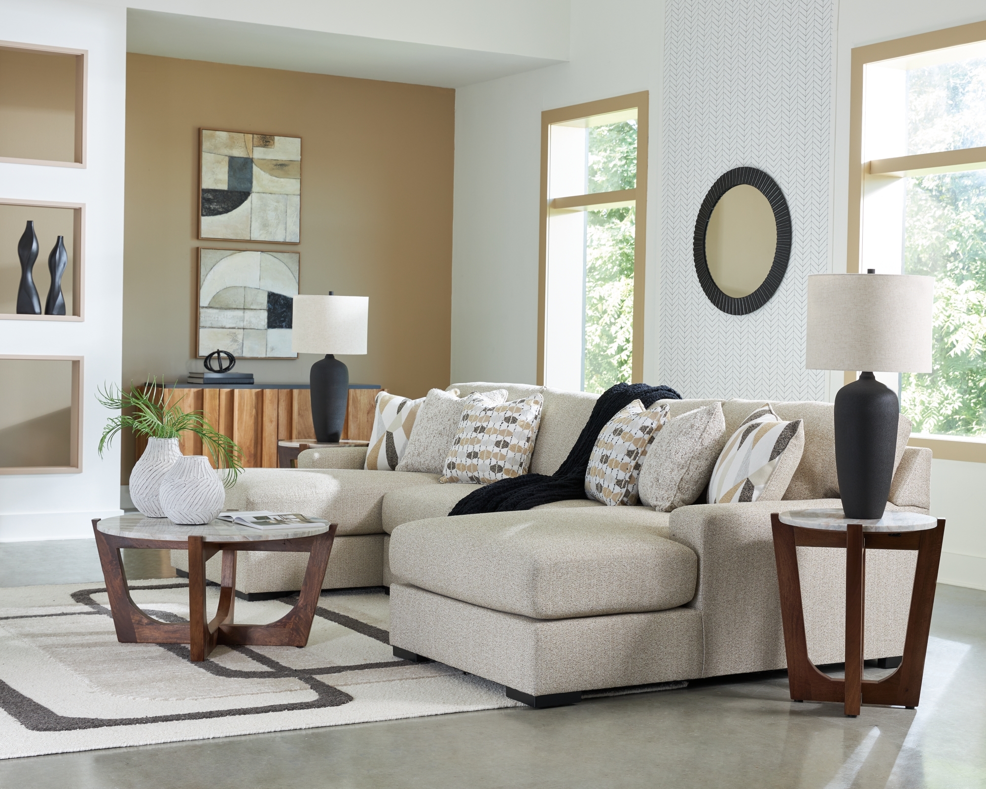Double Chaise Sectional