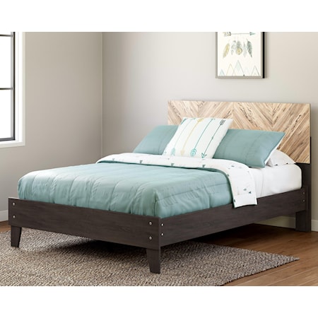 Full Panel Platform Bed