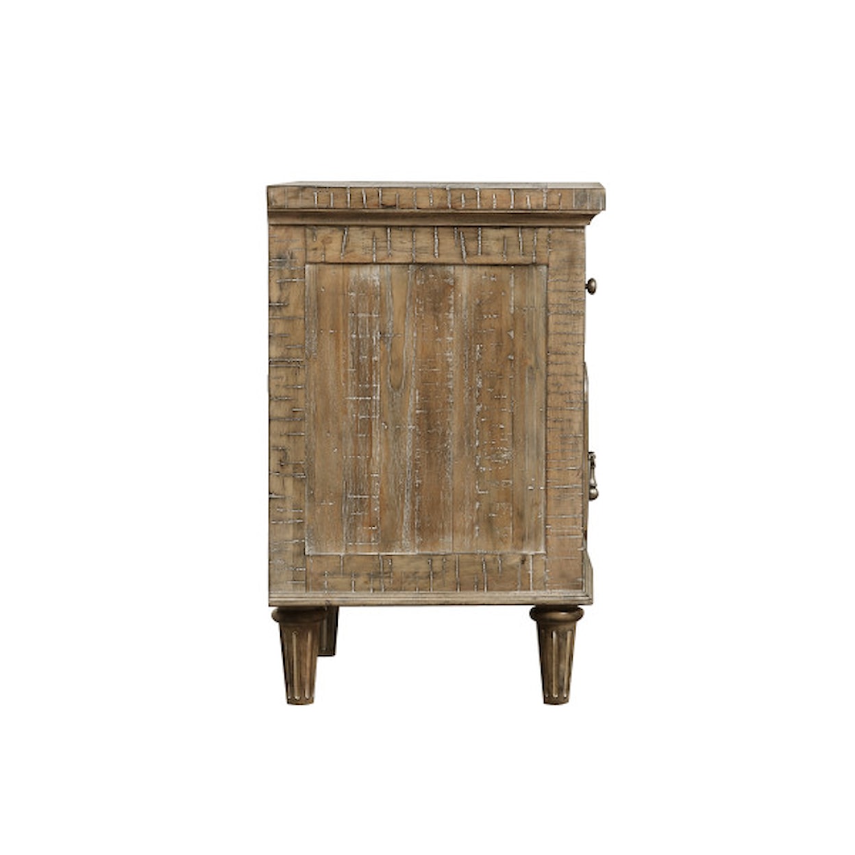 Emerald Interlude 2-Drawer Nightstand W/Power Outlet Sandstone