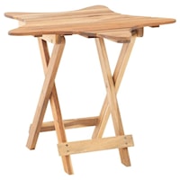 Coastal Folding Table with Star Design