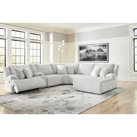 6-Piece Reclining Sectional With Chaise