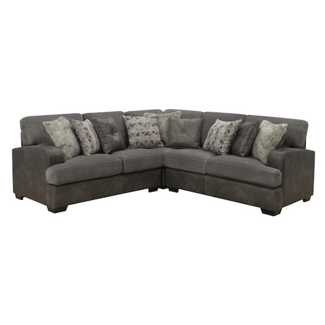 Emerald Berlin 3-Piece L-Shape Sectional