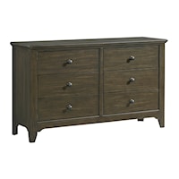 Farmhouse 6-Drawer Dresser