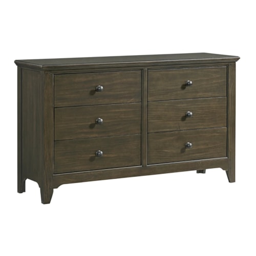 Farmhouse 6-Drawer Dresser