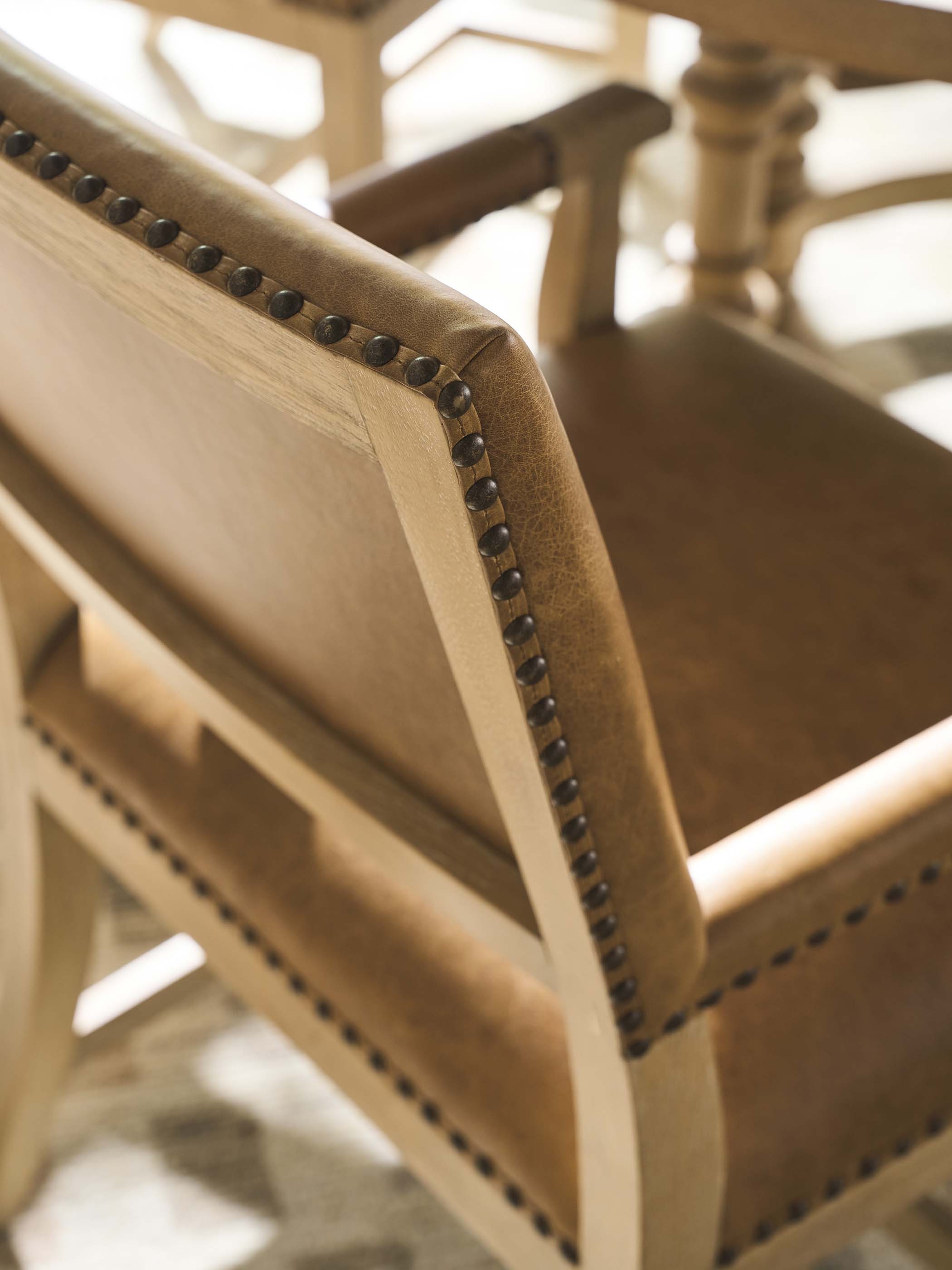 Barclay Butera Montecito Colburn Leather Upholstered Arm Chair