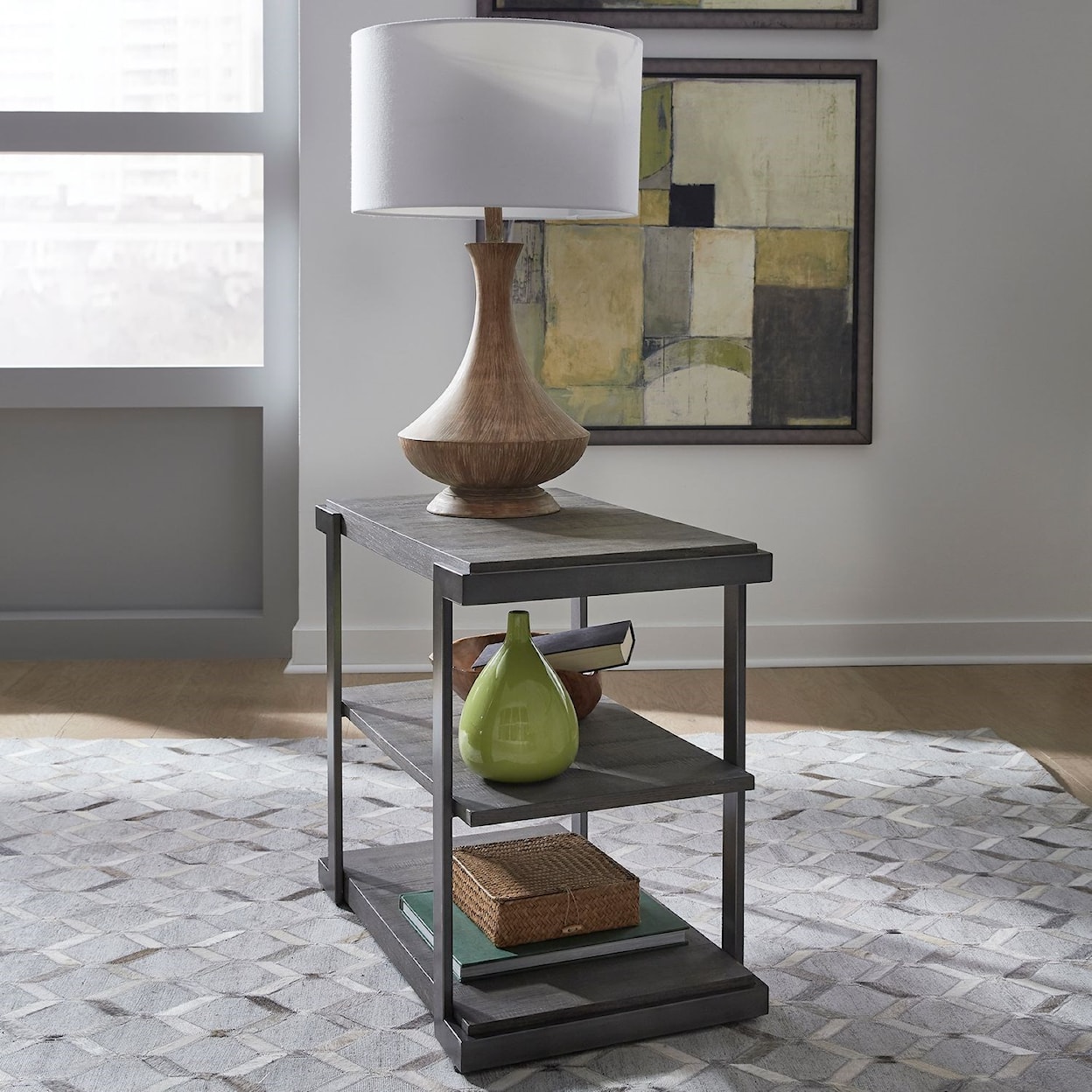 Freedom Furniture Modern View Tiered End Table