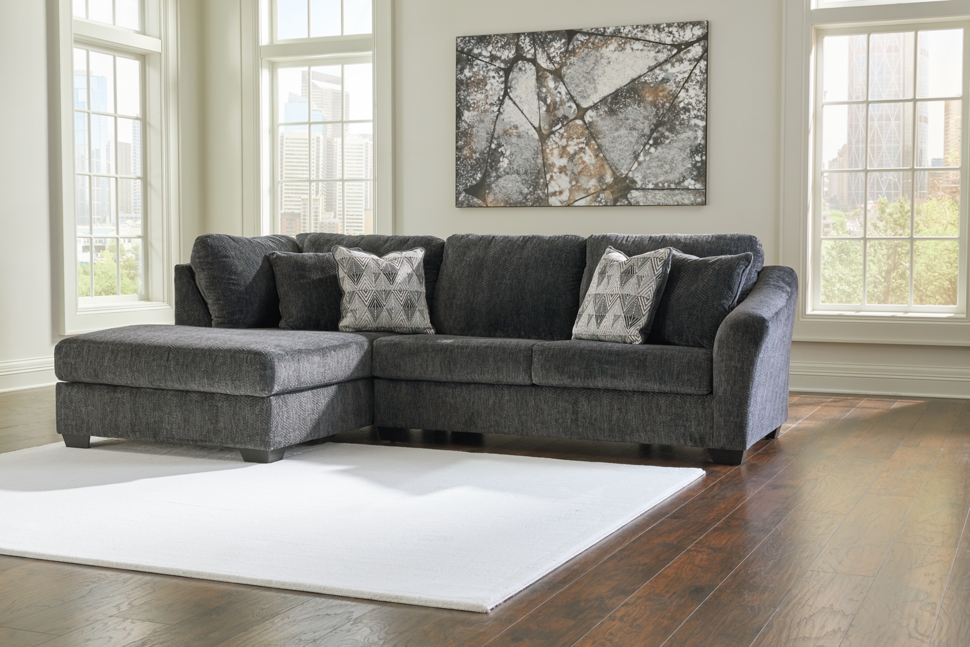 2-Piece Sleeper Sectional With Chaise