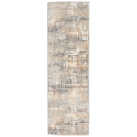 2'3"X7'3 Grey/Beige Runner Rug