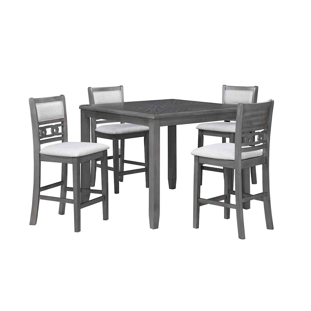 New Classic Gia Counter Table with 4 Chairs Set