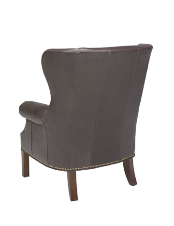 Logan Leather Wing Chair
