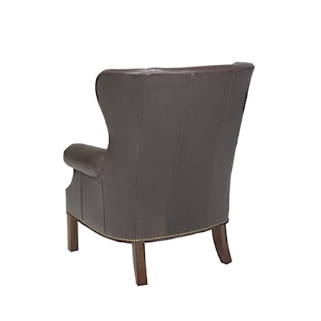 Logan Leather Wing Chair