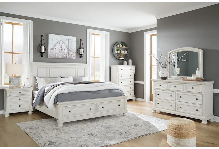 Robbinsdale California King Bedroom Group by Signature Design by Ashley at Sam Levitz Furniture