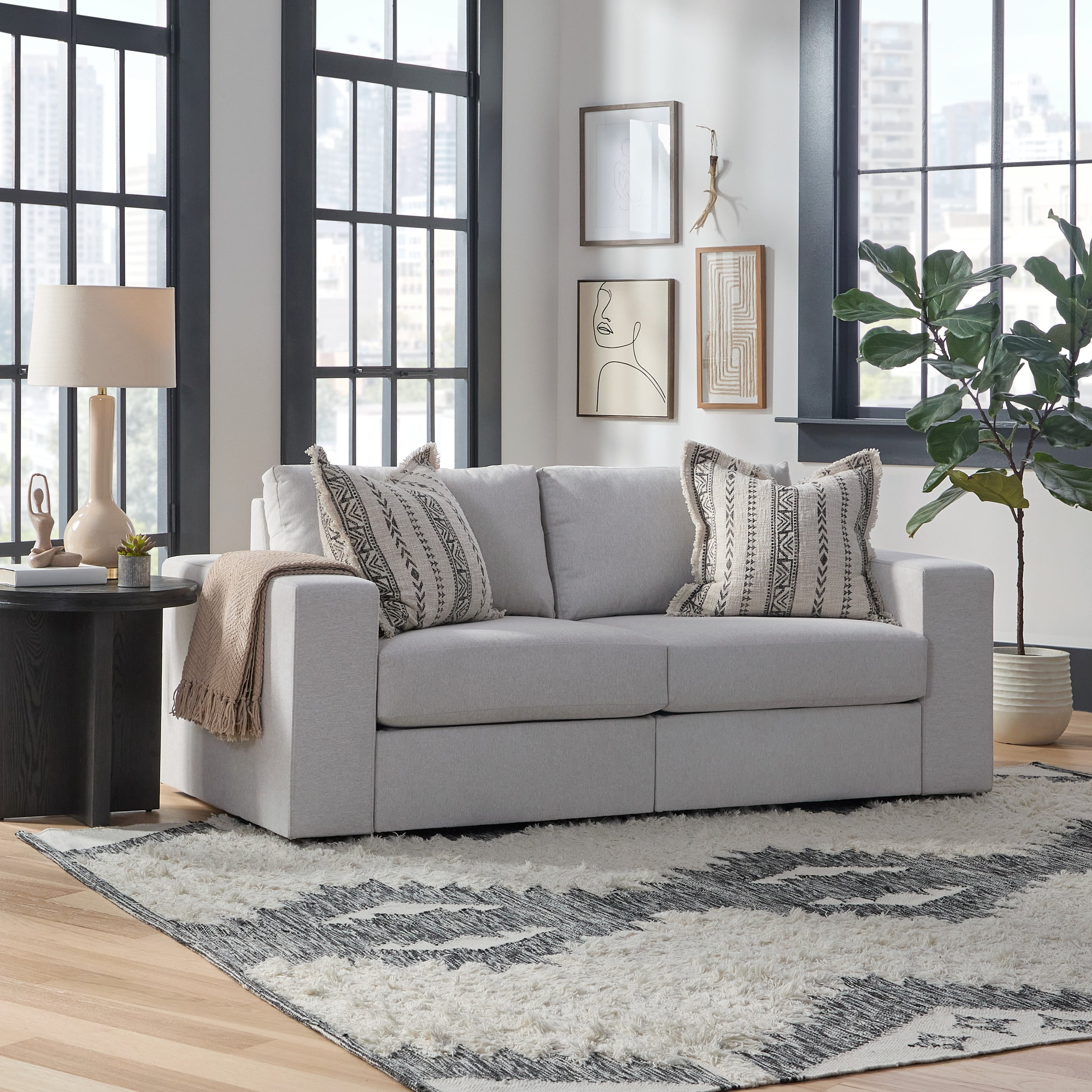Flexsteel Flex Wide-Arm Loveseat