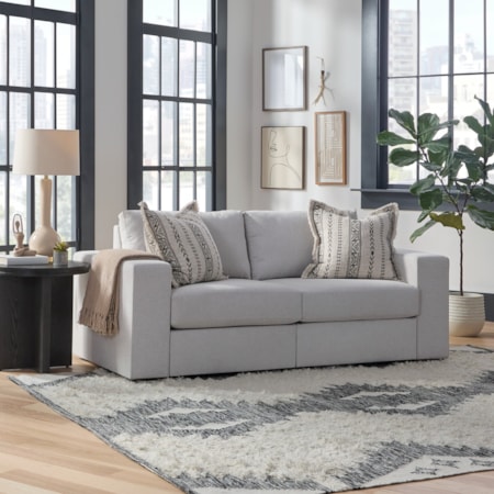 Wide-Arm Loveseat