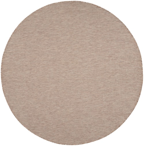 8'  Beige Round Rug