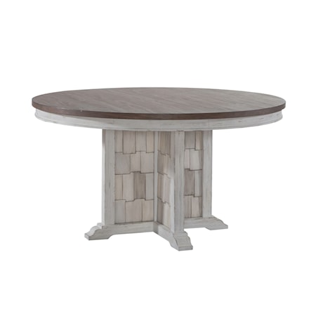 X-Style Single Pedestal Round Table